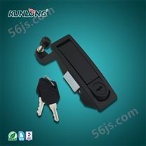 尚坤SK1-059-1B平面单点锁|按压式旋转锁|机箱机柜锁|工具箱柜锁|压缩门锁