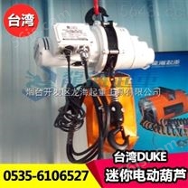 1000kg中国台湾DUKE迷你环链电动葫芦,工厂吊重用电动葫芦